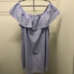 Vince Camuto off the shoulder plus size dress